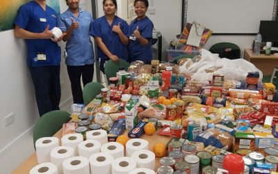 Food for NHS Emergency Department staff at Bournemouth Hospital